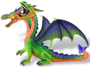 Picture of Dragon verde cu 2 capete