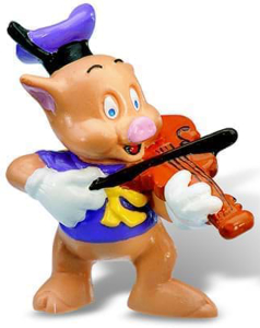 Picture of Little Pigs Violonist