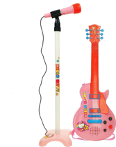 Imaginea Set chitara si microfon roz Hello Kitty
